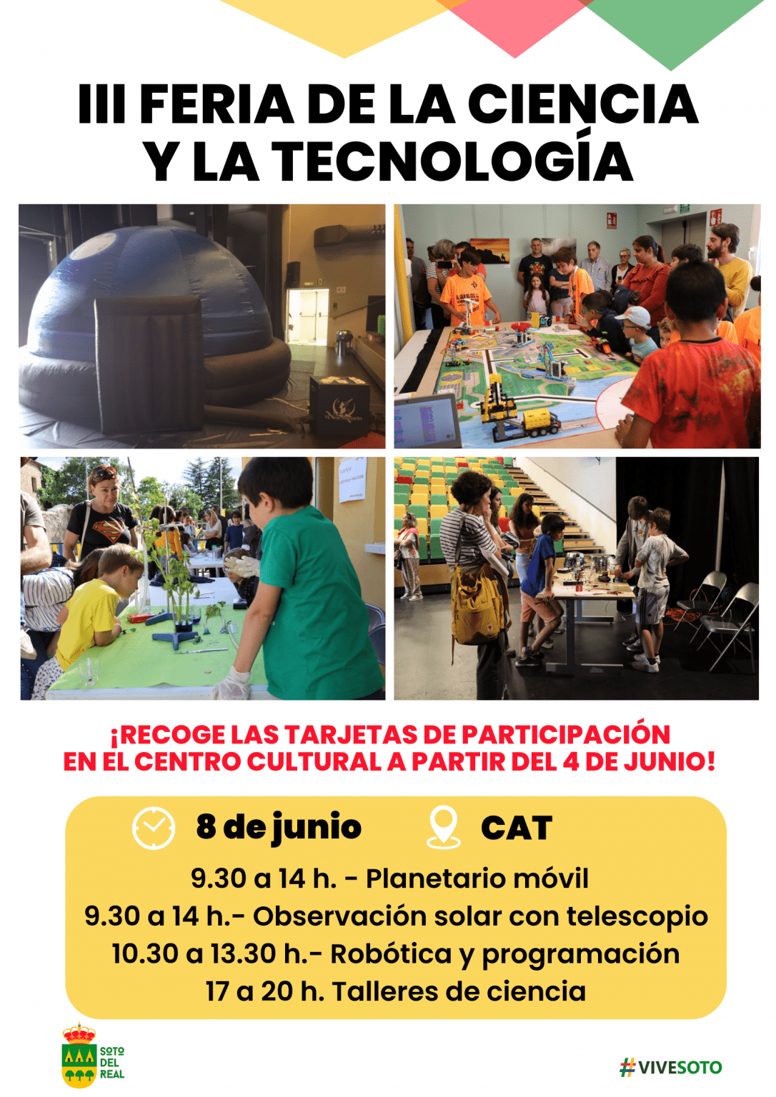 III FERIA DE LA CIENCIA Y LA TECNOLOGÍA - Ayuntamiento - Soto del Real