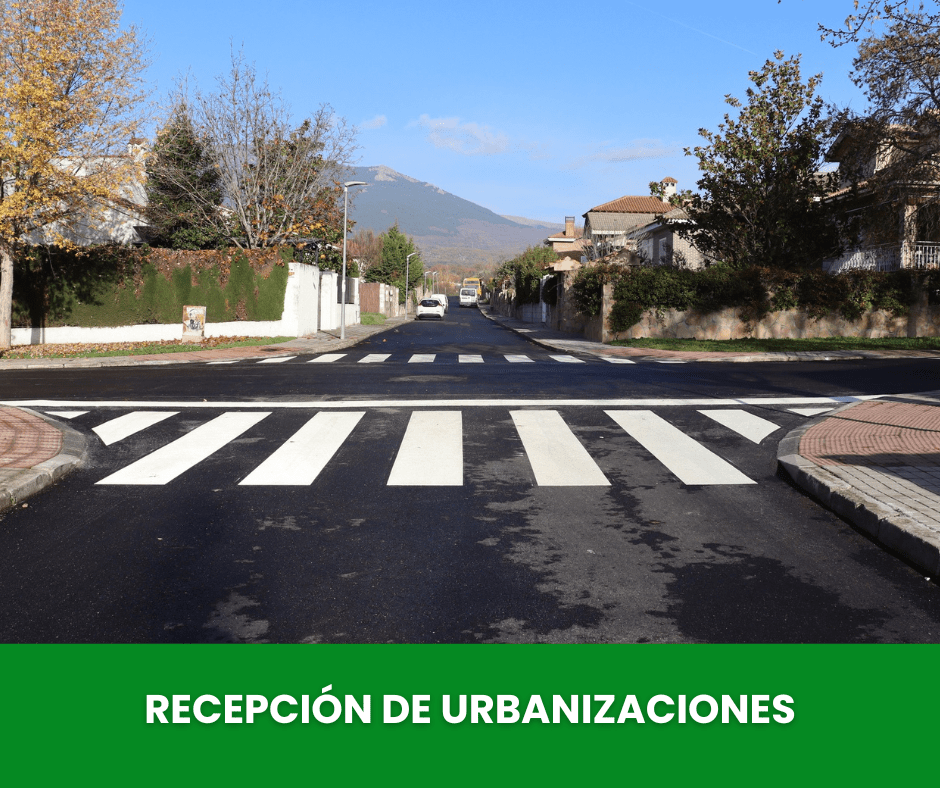 Recepción urbanizaciones